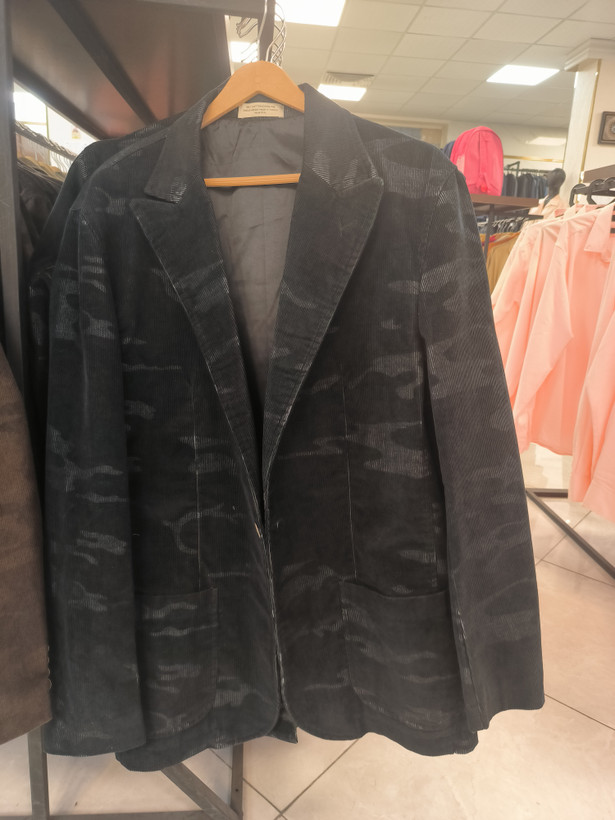 کت تک مردانه چریکی مخمل کبریتی